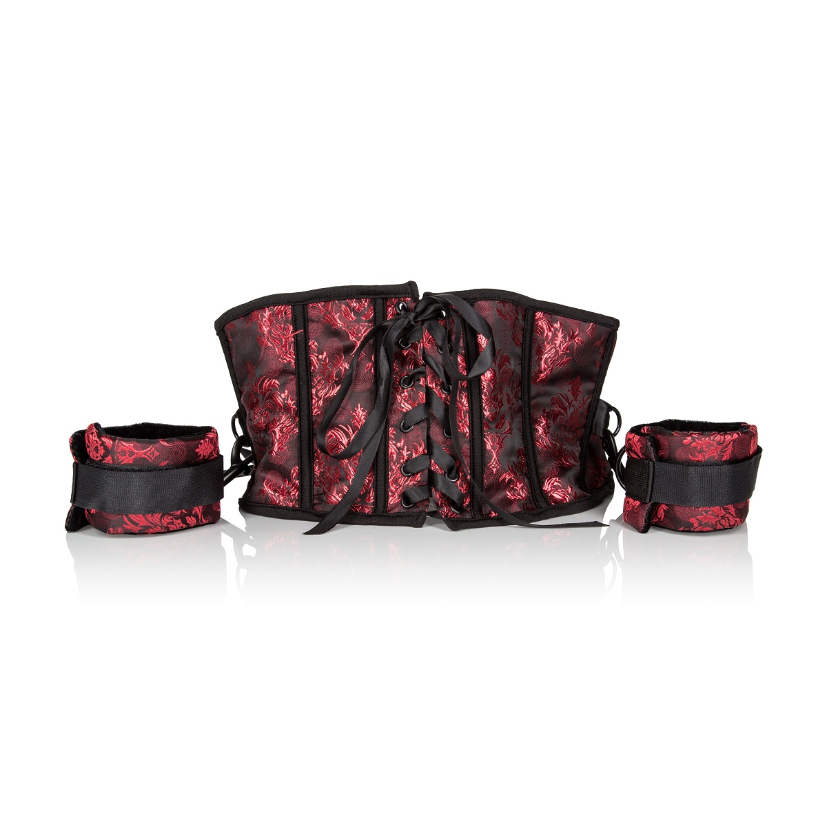 Корсет с наручниками Scandal Corset with Cuffs - фото 135429