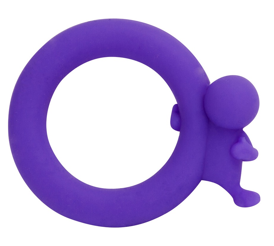 Фиолетовое эрекционное кольцо на пенис Village People Harry  - фото 243412