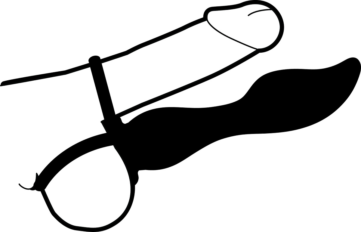 Чёрная насадка на пенис Extra Treasure - фото 135501 Чёрная насадка на пенис Extra Treasure - фото 135501