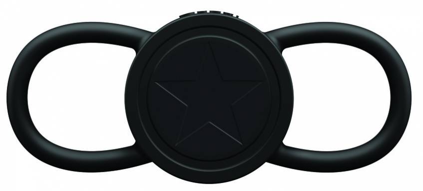 Чёрная насадка на пенис Realistic Treasure - фото 135503