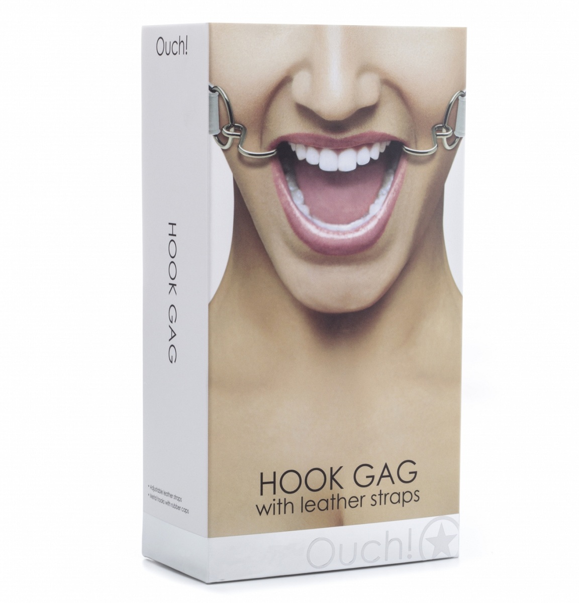 Белый расширяющий кляп Hook Gag - фото 135520 Белый расширяющий кляп Hook Gag - фото 135520