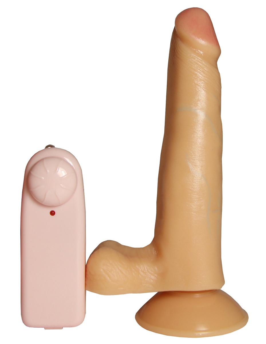 Вибратор-реалистик на присоске с подкрашенной головкой - 17,5 см. - фото 135785 Вибратор-реалистик на присоске с подкрашенной головкой - 17,5 см. - фото 135785