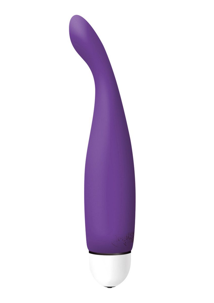 Фиолетовый вибратор Joystick Midi Findus Comfort - 15,7 см. - фото 243575