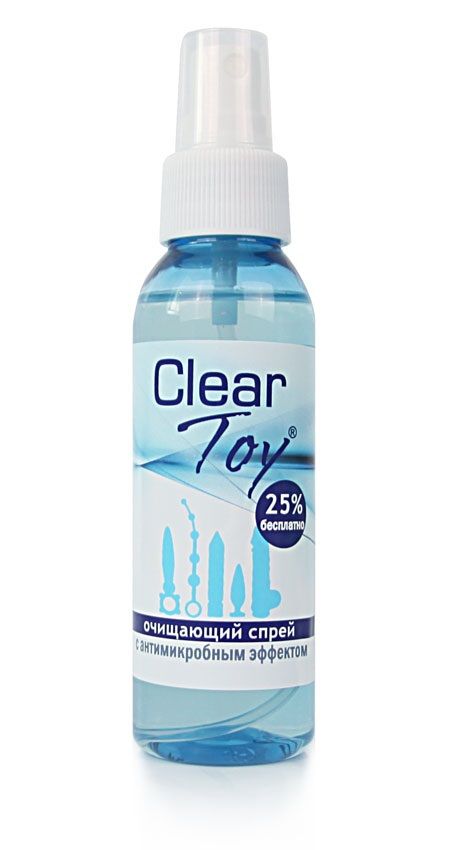 Очищающий спрей Clear Toy с антимикробным эффектом - 100 мл. - фото 308517