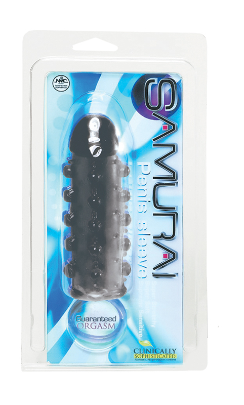 Дымчатая стимулирующая насадка с закрытой головкой SAMURAI PENIS SLEEVE BLACK - 14,5 см. - фото 136203 Дымчатая стимулирующая насадка с закрытой головкой SAMURAI PENIS SLEEVE BLACK - 14,5 см. - фото 136203