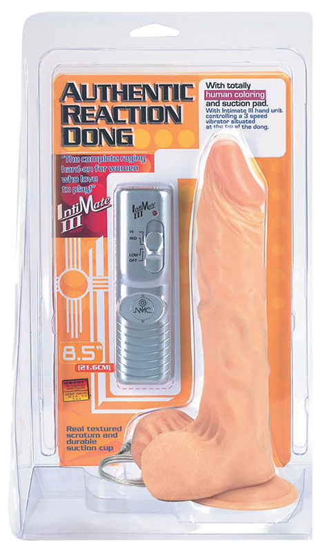 Реалистичный вибратор на присоске AUTHENTIC REACTION DONG 8,5 FLESH DONG - 21,5 см. - фото 136280 Реалистичный вибратор на присоске AUTHENTIC REACTION DONG 8,5 FLESH DONG - 21,5 см. - фото 136280