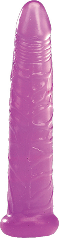 Фиолетовый желейный фаллоимитатор JELLY BENDERS THE EASY FIGHTER - 16,5 см. - фото 308639