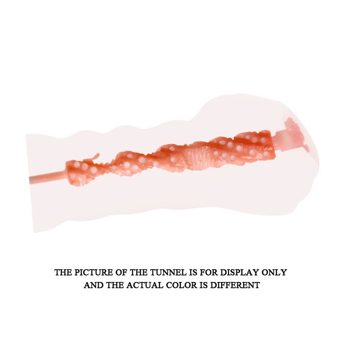 Мастурбатор-вагина с вибрацией и выносным пультом управления - фото 136596