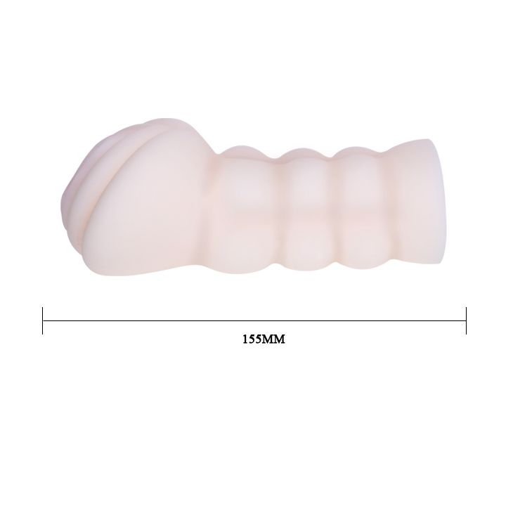 Мастурбатор-вагина с вибрацией и выносным пультом управления - фото 136597