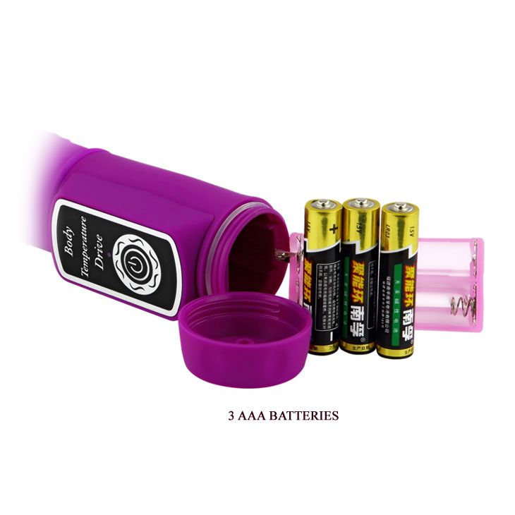 Лиловый вибратор Body Touch II с реакцией на прикосновения - 22 см. - фото 136676