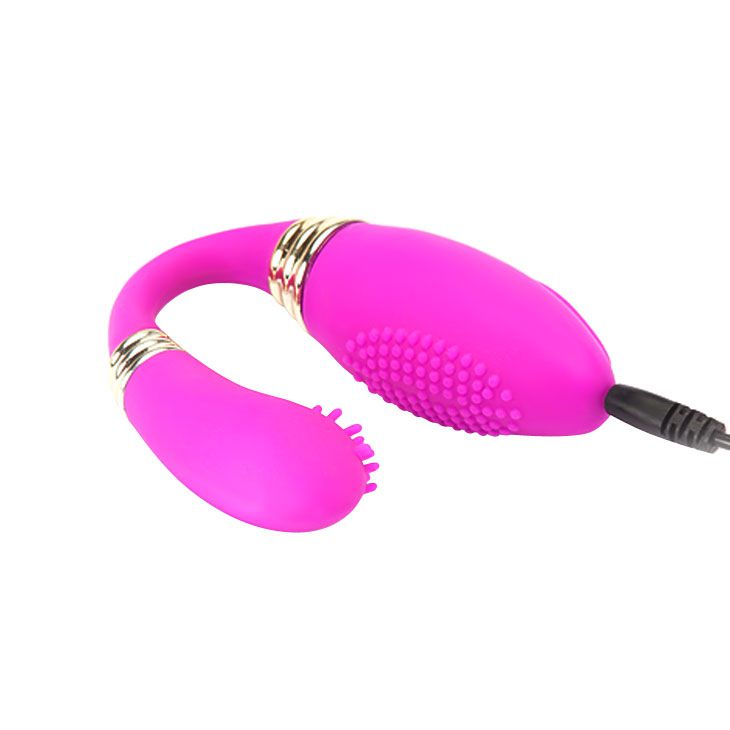 Водонепроницаемый вибратор для двоих Squirm - фото 136787