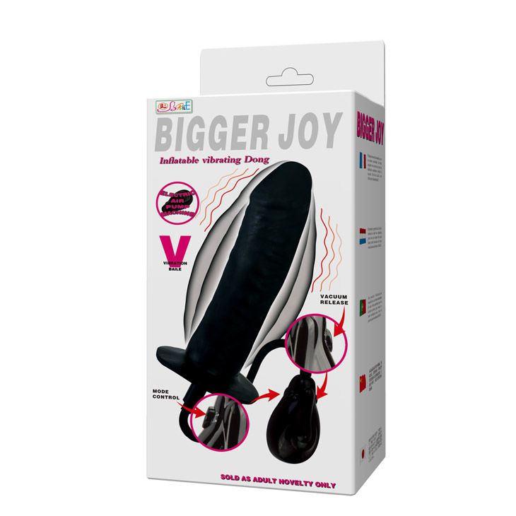 Расширяющийся вибратор Bigger Joy - 15,5 см. - фото 136802
