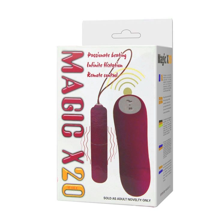 Розовая вибропуля Magic X20 с дистанционным пультом управления 20 режимами вибрации - фото 136892 Розовая вибропуля Magic X20 с дистанционным пультом управления 20 режимами вибрации - фото 136892