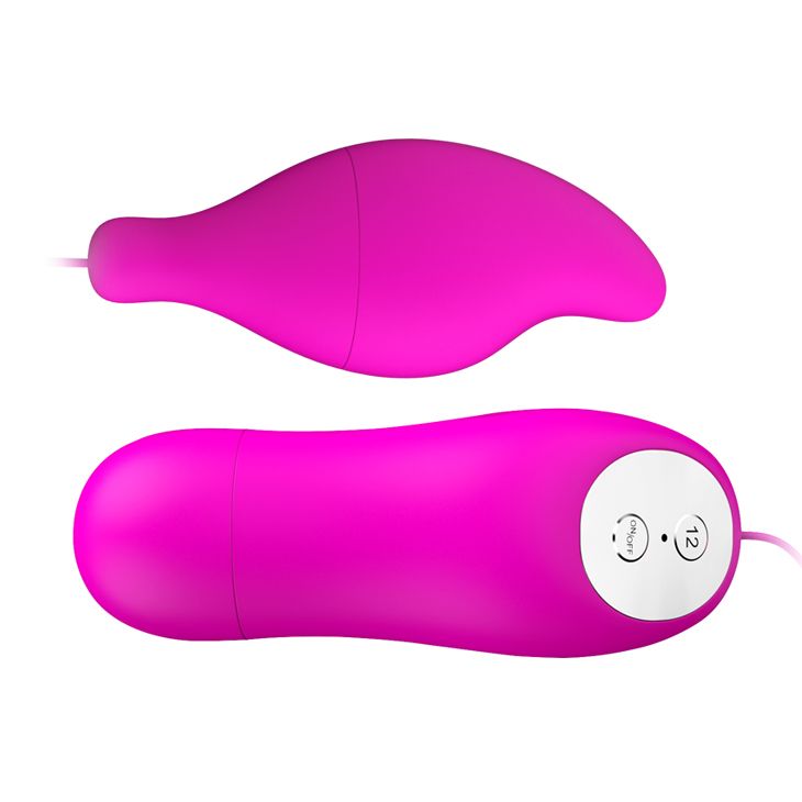 Вибропуля Pleasure Shell в форме капли - фото 136895