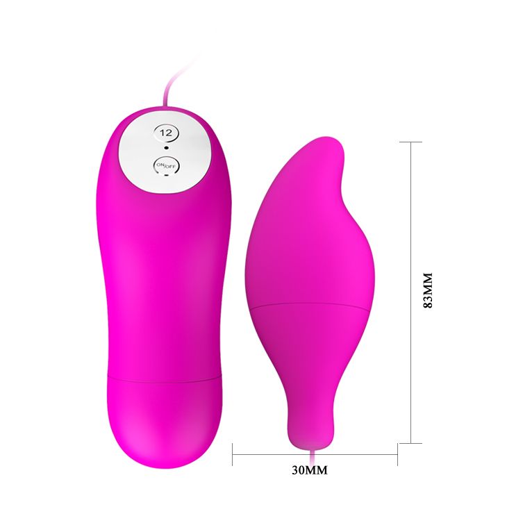 Вибропуля Pleasure Shell в форме капли - фото 136896