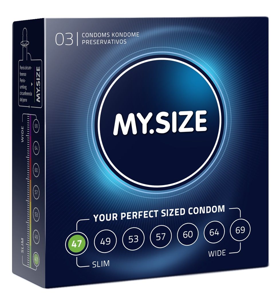 Презервативы MY.SIZE размер 47 - 3 шт. - фото 233974