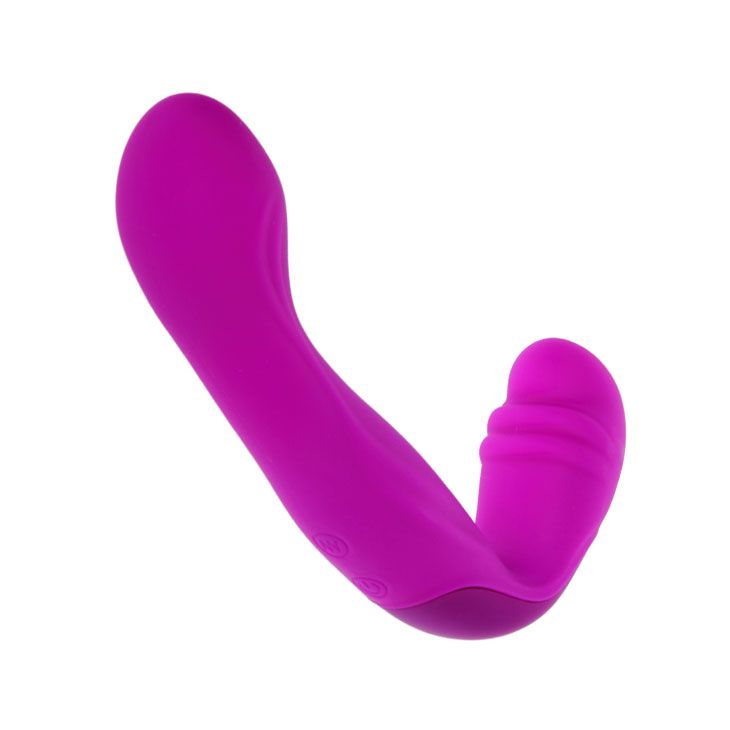 Безремневой силиконовый вибрострапон Beau - 20 см. - фото 136948 Безремневой силиконовый вибрострапон Beau - 20 см. - фото 136948