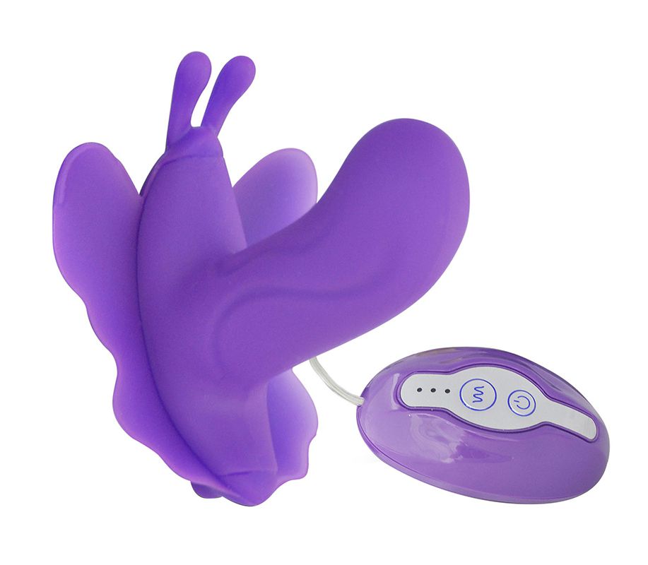 Поясная вибробабочка Butterfly с 7 режимами вибрации и пультом - фото 137100