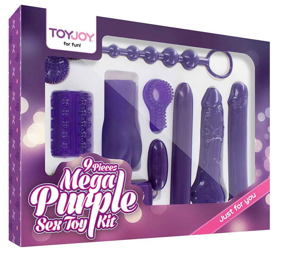 Эротический набор Toy Joy Mega Purple - фото 241717