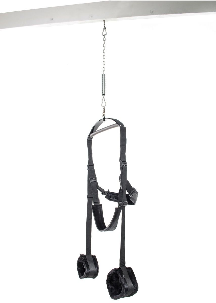 Чёрные секс-качели Spinning Fantasy Swing - фото 137161 Чёрные секс-качели Spinning Fantasy Swing - фото 137161