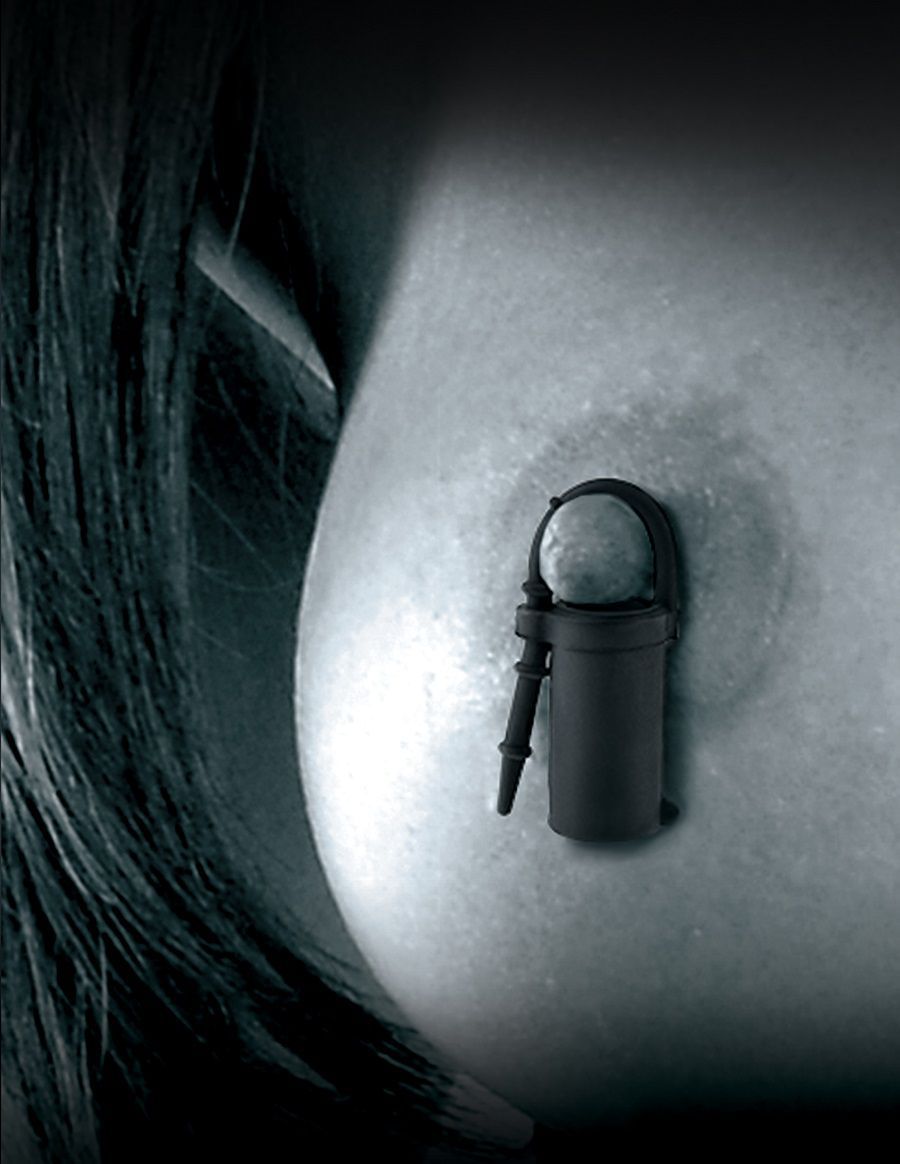 Чёрные виброзажимы на соски SILICONE NIPPLE TEAZERS - фото 137248