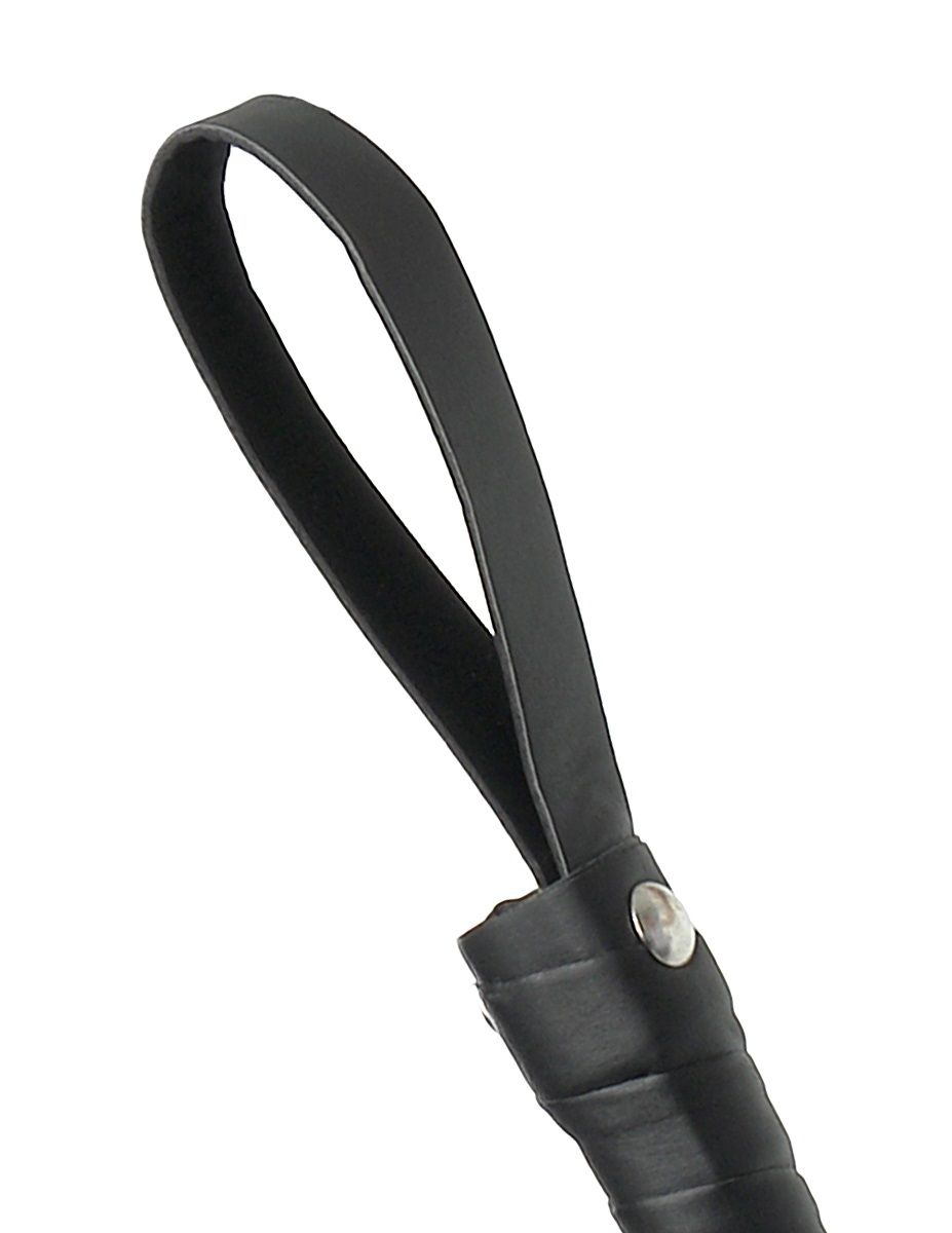 Чёрная плетка Deluxe Cat O Nine - 62 см. - фото 137274