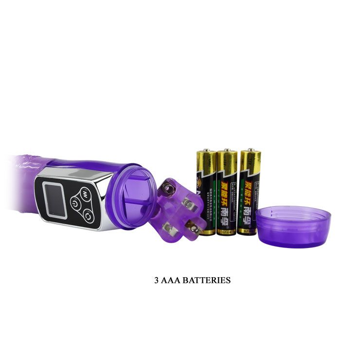 Вибратор с ротацией Up and Down Love - 24 см. - фото 137336