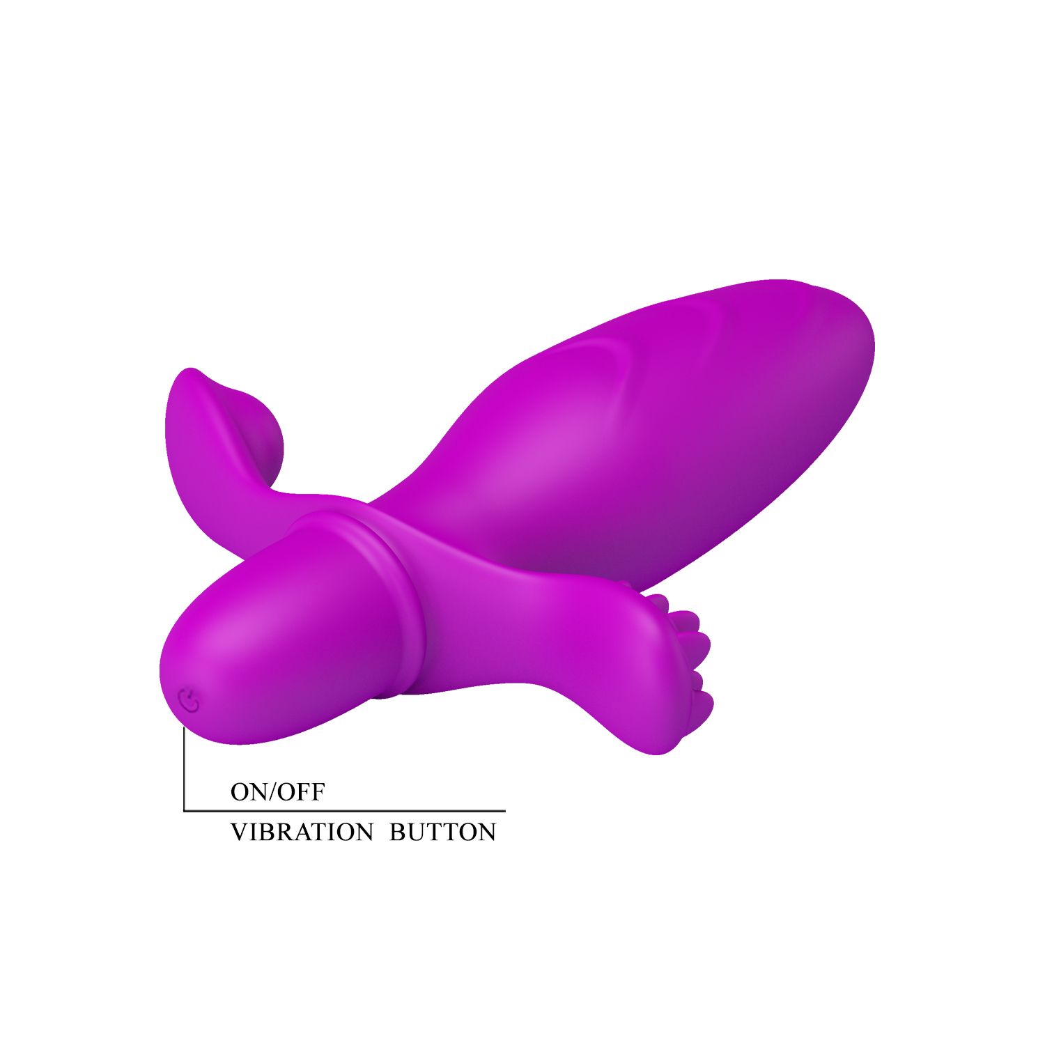 Анальный стимулятор с вибрацией Fitch - 11,4 см. - фото 137343