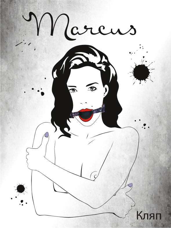 Кляп с кружевным пурпурным ремешком - фото 137528 Кляп с кружевным пурпурным ремешком - фото 137528