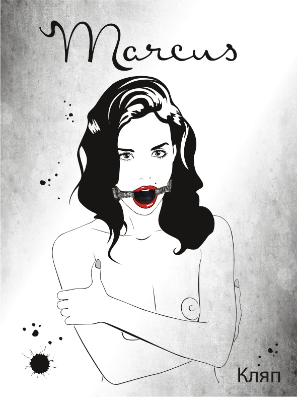 Кляп с кружевным серебристым ремешком - фото 137531