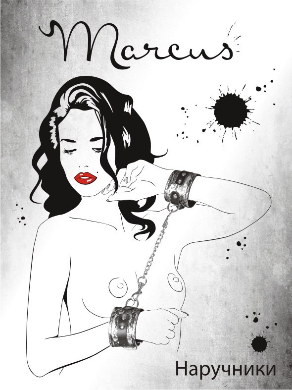 Кружевные серебристые наручники - фото 137580