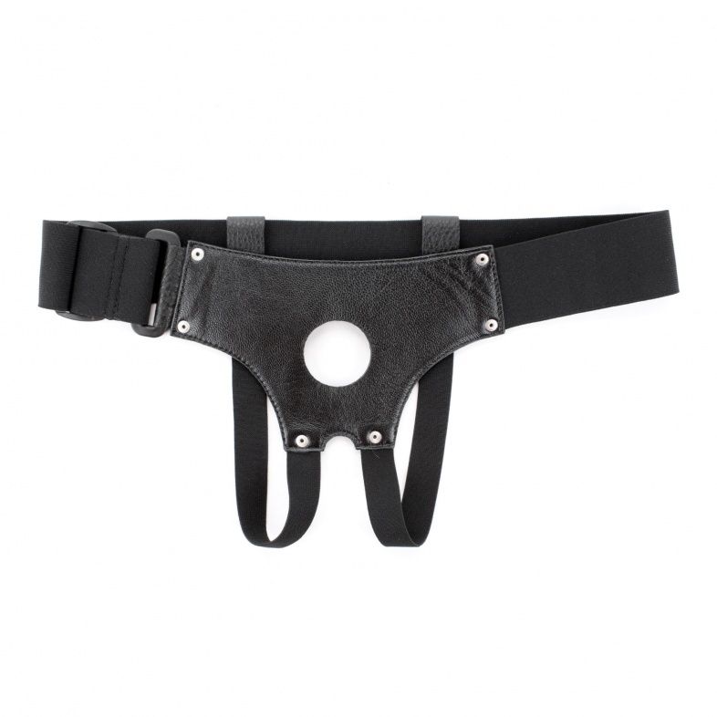 Универсальные черные трусики для страпона - фото 137660 Универсальные черные трусики для страпона - фото 137660