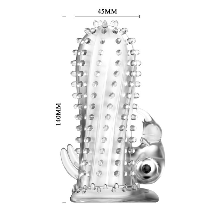 Насадка-удлинитель с пупырышками, усиками и вибрацией - фото 137895 Насадка-удлинитель с пупырышками, усиками и вибрацией - фото 137895