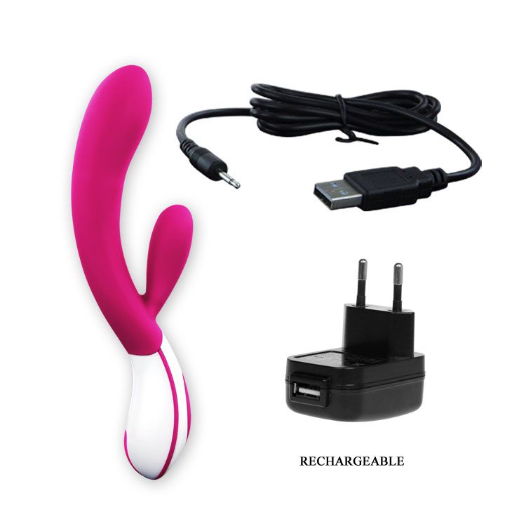 Вибромассажер Uriah со стимуляцией клитора и голосовым контролем - 21,5 см. - фото 137915