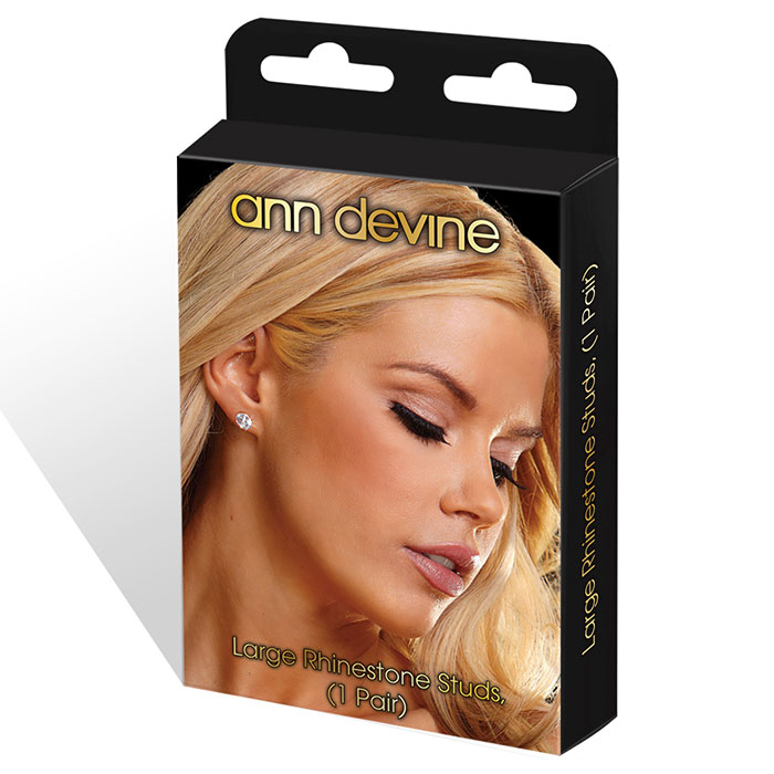 Серьги-гвоздики с кристаллами - фото 138072 Серьги-гвоздики с кристаллами - фото 138072