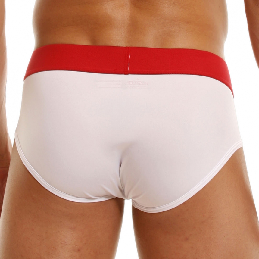 Мужские брифы HUSTLER на широкой резинке из микрофибры - фото 138112