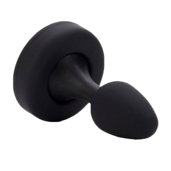 Чёрный анальный плаг с 10 функциями FLEXI RISQUE - 11 см. - фото 138227 Чёрный анальный плаг с 10 функциями FLEXI RISQUE - 11 см. - фото 138227