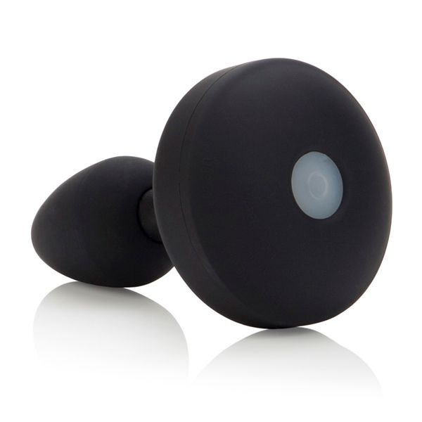 Чёрный анальный плаг с 10 функциями FLEXI RISQUE - 11 см. - фото 138228 Чёрный анальный плаг с 10 функциями FLEXI RISQUE - 11 см. - фото 138228