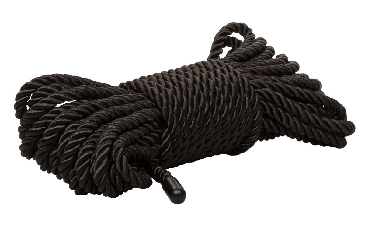 Купить Черная веревка для бондажа BDSM Rope - 10 м. по цене 2 046 руб. ☛  Доставка по всей России Интернет-магазин Товары со Смыслом! ☎ +7 (499)  647-89-99