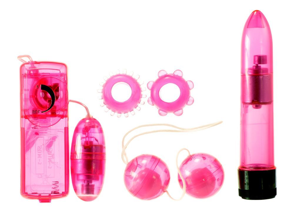 Set Crystal Clear - Набор из 9 секс игрушек (прозрачный)