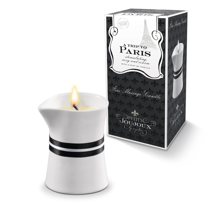Массажное масло в виде малой свечи Petits Joujoux Paris с ароматом ванили и сандалового дерева  - фото 242680