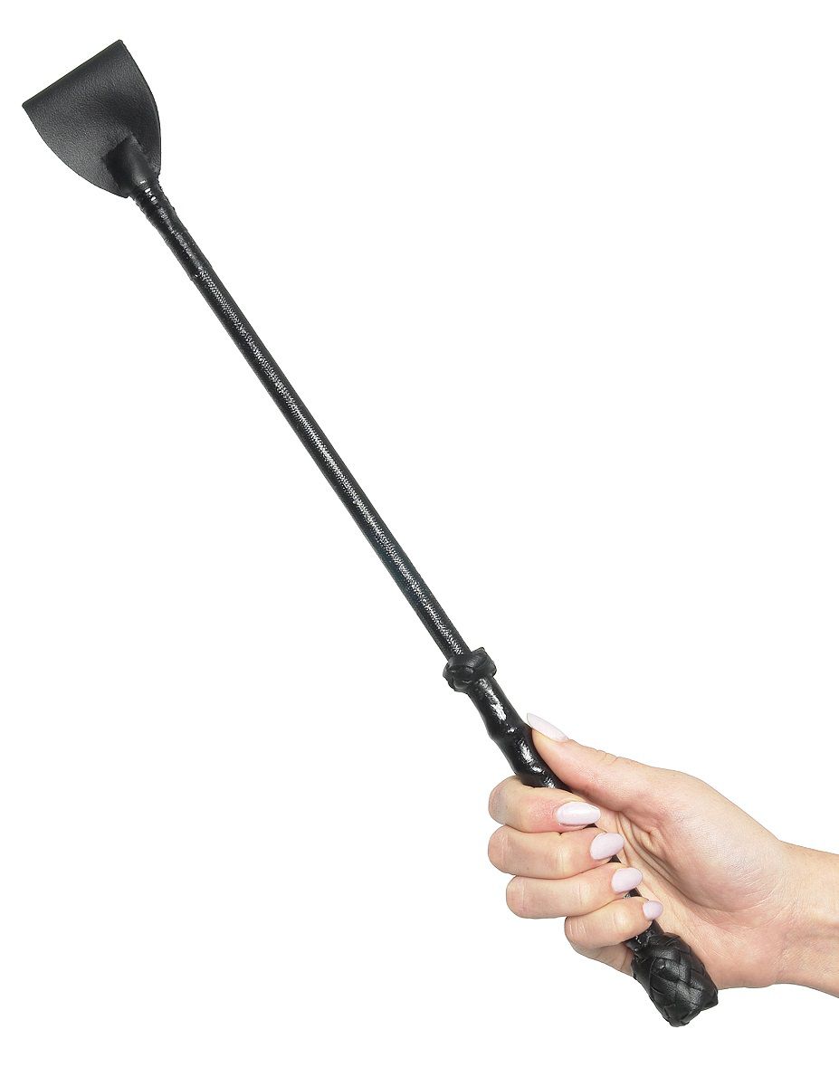 Чёрный стек-хлопушка Beginners Crop - 43,5 см. - фото 138941 Чёрный стек-хлопушка Beginners Crop - 43,5 см. - фото 138941