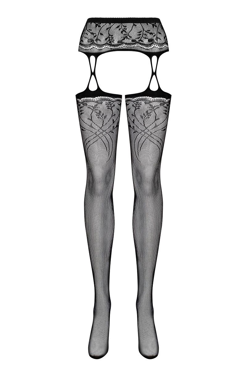 Чулочки с поясом и цветочным рисунком - фото 139028 Чулочки с поясом и цветочным рисунком - фото 139028