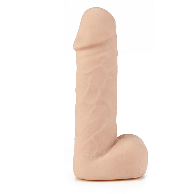 Толстый фаллос с мошонкой Good Friend - 19 см. - фото 139216