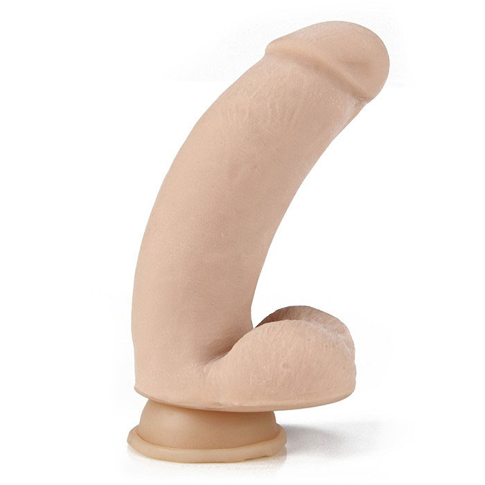 Изогнутый дилдо Fat Boy - 17 см. - фото 139243