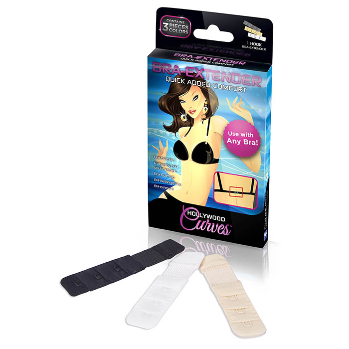 Набор расширителей бюстгальтера шириной на 1 крючок BRA-EXTENDER - фото 139316