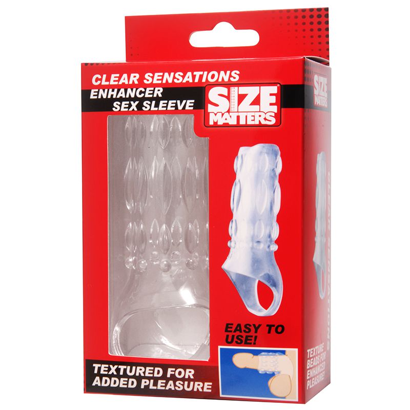 Насадка на пенис с кольцом для мошонки Clear Sensations Enhancer Sex Sleeve - 11,5 см. - фото 139577 Насадка на пенис с кольцом для мошонки Clear Sensations Enhancer Sex Sleeve - 11,5 см. - фото 139577