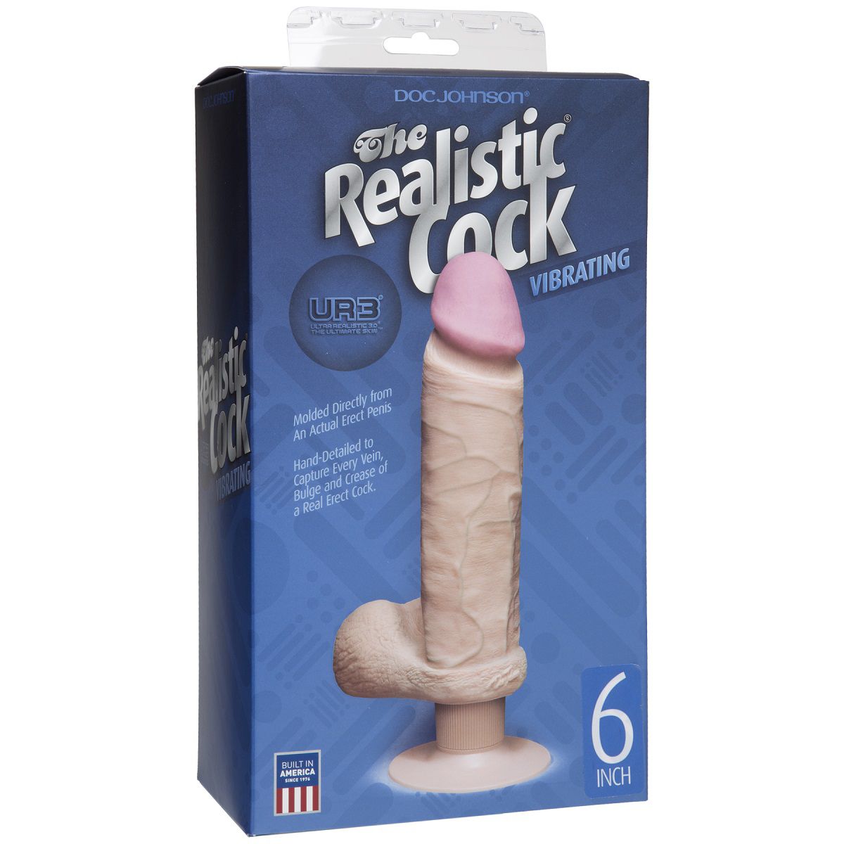 Вибромассажер-реалистик на присоске The Realistic Cock ULTRASKYN Vibrating 6”- 21,6 см. - фото 139691 Вибромассажер-реалистик на присоске The Realistic Cock ULTRASKYN Vibrating 6”- 21,6 см. - фото 139691
