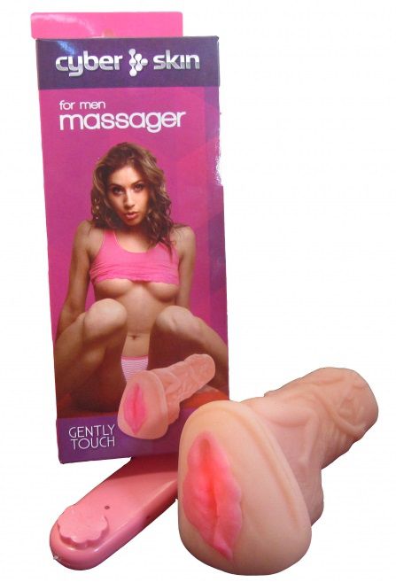 Реалистичный мастурбатор-вагина с вибрацией - фото 310383