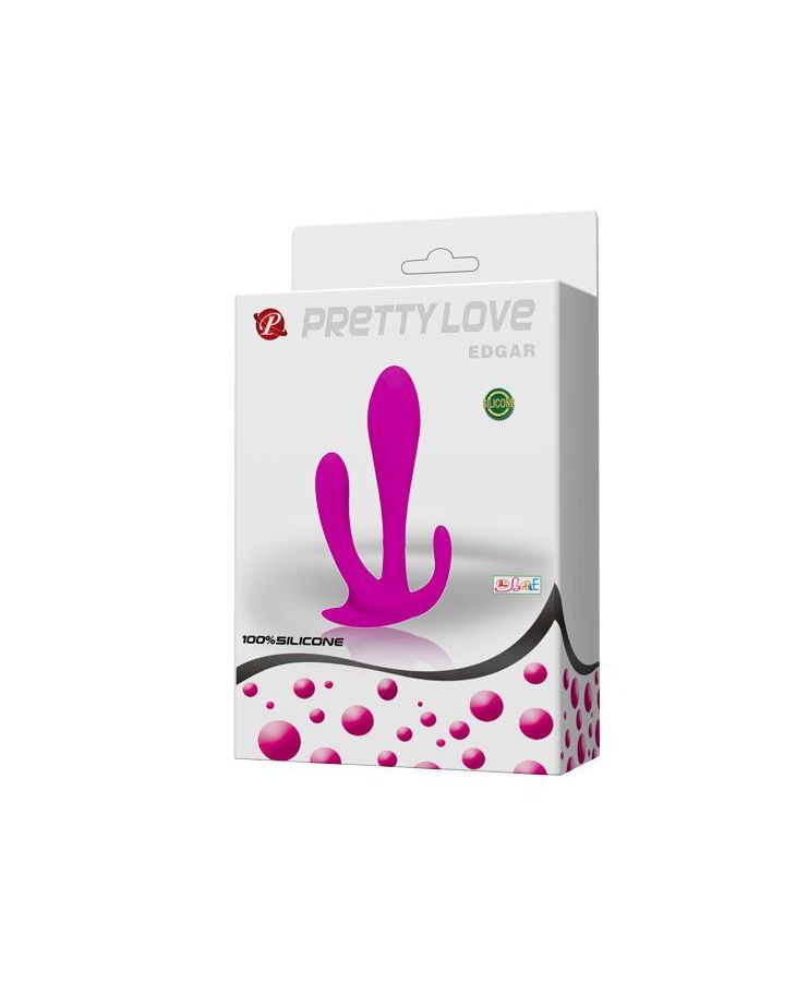 Силиконовый тройной стимулятор Edgar - фото 140909